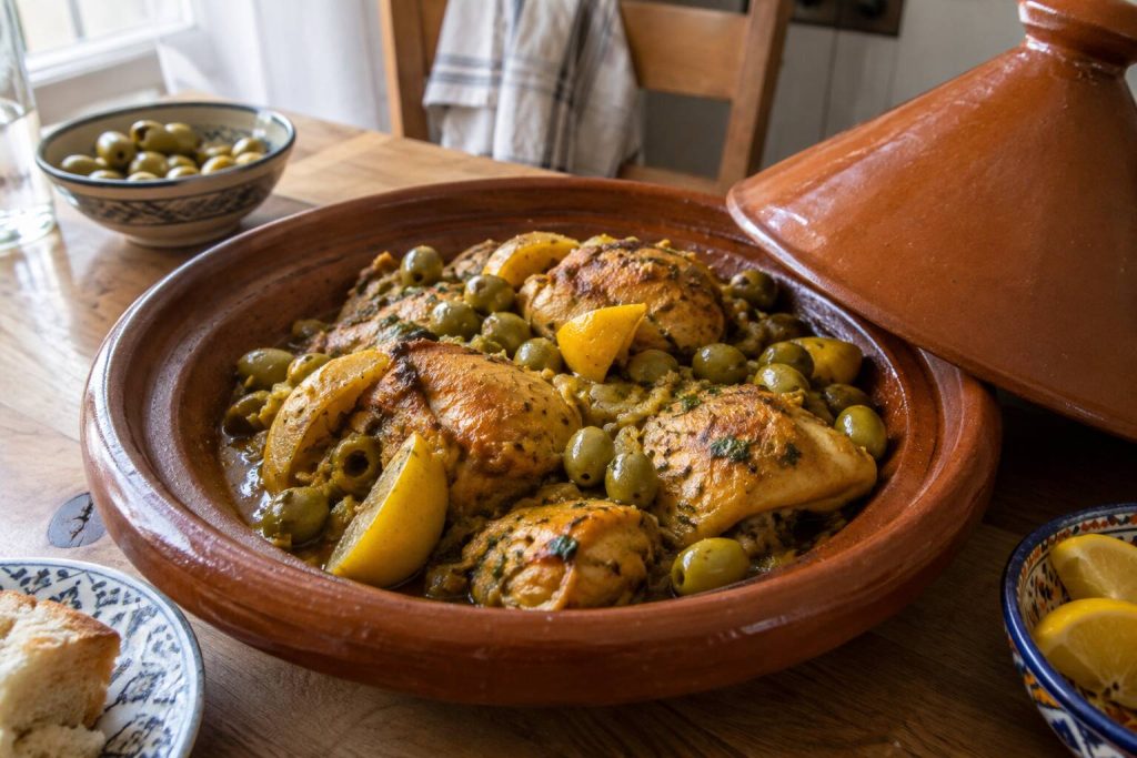 un tajine au poulet